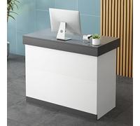Comptoir de réception - Réception moderne avec tiroirs pour les caisses de bureau et les espaces de vente au détail, design luxueux pour une expérience client améliorée