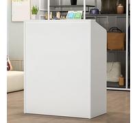 Comptoir de réception, table de négociation, bureau de vente au détail avec tiroir verrouillable, bureau d'accueil, support d'hôtesse pour restaurants et maison