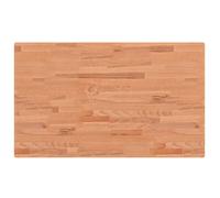 vidaXL Comptoir de salle de bain 100x60x2,5 cm bois massif de hêtre 356004