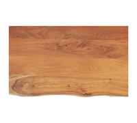 vidaXL Comptoir de salle de bain rectangulaire 100x60x2,5 cm acacia