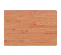 Comptoir de salle de bain 60x40x2,5 cm bois massif de hêtre