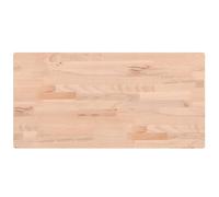 Comptoir de salle de bain 80x40x2,5 cm bois massif de hêtre
