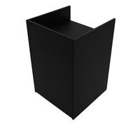 Comptoir de Vente Pour Caisse en MDF Noir TB60 Meuble de Commerce Réception
