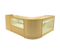 Comptoir de Ventes en MDF Érable LED Ensemble K1200 C1200 CM60 TB60