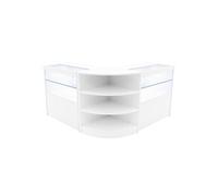 Comptoir de Ventes Verouillables Blanc à LED Ensemble Andromeda C900 LM60