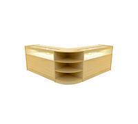 Comptoir de Ventes Verouillables en MDF Erable à LED Ensemble Theseus B1500 LM60