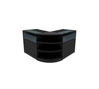 Comptoir de Ventes Verouillables en MDF Noir à LED Ensemble Theseus B900 LM60