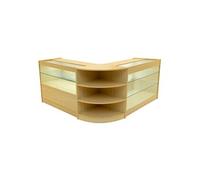 Comptoir de Ventes Verouillables MDF Erable LED Ensemble Calliope K1200 C1200 LM60