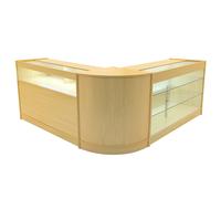 Comptoir de Ventes Verouillables MDF Érable LED Ensemble Triton K1500 B1500 CM60