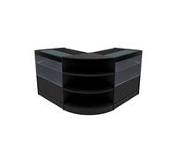 Comptoir de Ventes Verouillables Noir à LED Ensemble Andromeda C900 LM60