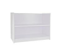 Comptoir de Ventes Vitrine - Blanc A1200 Magasin Commerce Marchandise