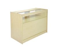 Comptoir de Ventes Vitrine - Erable B1200 Magasin Commerce Marchandise