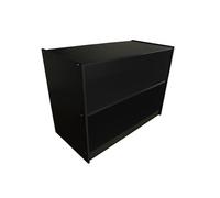 Comptoir de Ventes Vitrine - Noir A1200 Magasin Commerce Marchandise