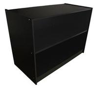 Comptoir de Ventes Vitrine - Noir A1200 Magasin Commerce Marchandise Noir G