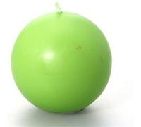 Comptoir des bougies - Bougie boule - Diam. 7,5 cm - Vert Vert G