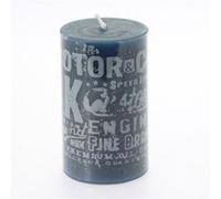 Comptoir des bougies - Bougie ronde avec motifs - Indigo Violet G