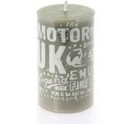 Comptoir des bougies - Bougie ronde avec motifs - Taupe Beige G