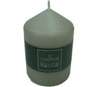 Comptoir des bougies - Bougie ronde - H. 10 cm - Lin Blanc G