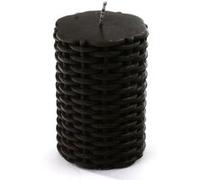Comptoir des bougies - Bougie ronde motif rattant Marron G