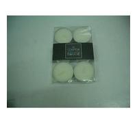 Comptoir des bougies - Lot de 6 bougies colorées - Diam. 3,8 cm - Ivoire Blanc G