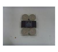Comptoir des bougies - Lot de 6 bougies colorées - Diam. 3,8 cm - Lin Blanc G