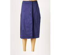 comptoir des cotonniers jupes femme de couleur bleu