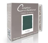 COMPTOIR DES TEINTURES - Teinture Textile - Mélange Forêt (pour 2kg linge) - Teintures Durables pour Draps, Serviettes et Nappes - Facile à Utiliser en Machine à Laver ou à la Main