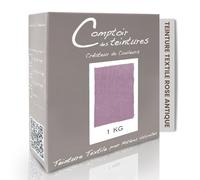 COMPTOIR DES TEINTURES - Teinture Textile - Mélange Rose Antique (pour 1kg linge) - Teintures Durables pour Draps, Serviettes et Nappes - Facile à Utiliser en Machine à Laver ou à la Main