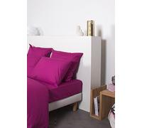Comptoir Des Tisseurs - Drap Housse Uni Polycoton 140X190 Cm Prune