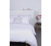 Comptoir Des Tisseurs - Drap Plat Uni Coton 240X290 Cm Blanc