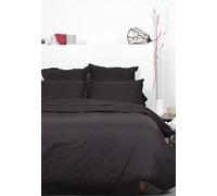 Comptoir Des Tisseurs - Drap Plat Uni Coton 240X290 Cm Noir