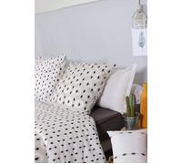 Comptoir des Tisseurs - Parure De Lit 2 Personnes : Housse De Couette 240X220 Cm + 2 Taies d'oreiller 100% Coton Bio* Imprimée Tiko
