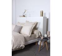 Comptoir des Tisseurs - Taie De Traversin Unie Coton 85X185 Cm Ficelle
