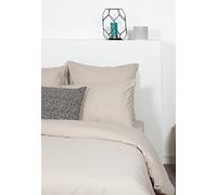 Comptoir des Tisseurs - Taie d'oreiller Unie Polycoton 63X63 Cm Lin