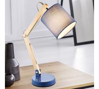 Comptoir Lampe Ess Chambre Bois Articulation Spot Récolte Support Éclairage Bleu