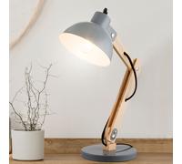 Comptoir Lampe la Vie Chambre Projecteur Luminaire Bois Gris Éclairage