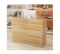 Comptoir moderne avec œillet de câble - Table de réception élégante pour bureaux, hôtels, magasins de vêtements - 80 cm de large (K L 80 cm)