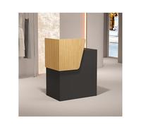 Comptoir moderne pour salon et bureau - Table de caisse simple pour salle de réception, magasin de vêtements - Design compact 80 cm