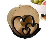 Comptoir Porte-Serviettes en Papier, Support en Forme de cœur - Porte-Serviettes en Papier | pour Cuisine, Ferme, Maison, Salle de Bain, Bar, Appartement, Camping-Car, Armoire, Toilettes