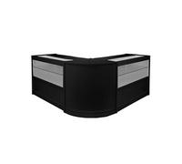 Monstershop Gemini Shop les comptoirs de vente au détail et verre Showcase Cabinet écran, Noir