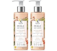 COMPTOIRS ET COMPAGNIES - Lait Corps Nacré - Hydrate, Nourrit et Apaise la Peau - Perle de Coco - Certifié Cosmos Organic - 200ml (Lot de 2)