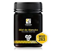 COMPTOIRS ET COMPAGNIES - Miel de Manuka Actif - IAA10+ (MGO263+) - Origine Nouvelle Zélande - 500g