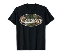 Compton Camo Classic Hub City Throwback SoCal Design T-Shirt