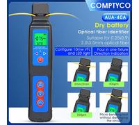 COMPTYCO Identificateur de fibre optique AUA-40 Live Identificateur de fibre optique avec LED intégrée 10mwVisual Fault Locator 800-1700nm SM MM - Type AUA-40A #A