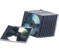 Compucessory 442455 Lot de 10 boîtiers pour CD Transparent