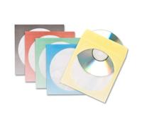 Compucessory CCS26504 Lot de 100 enveloppes en papier avec fenêtre pour CD 126 x 126 mm