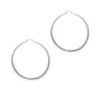 COMPUKAS 1 paire Boucles Oreilles Rondes Boucle Large Rétro Accessoire de Mode pour Femmes pour Occasions Spéciales