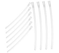 COMPUKAS 10pièces Tubes Transparents pour Nourrir Les Jeunes Oiseaux Alimentation Pratique Et Visible pour Perroquets Et Oiseaux De Compagnie
