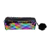 COMPUKAS 1pièce Trousse à Crayons Paillettes Style Sirène Sac De Rangement Multifonction pour Filles pour Matériel Scolaire Maquillage