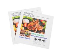 COMPUKAS 2 Pièces Air Fryer Cookbook For Beginners With Step By Step Healthy Recipes Quick Cooking Guide For Lowfat Vegetarian Meals Professional English Instructions Delicious Dishes